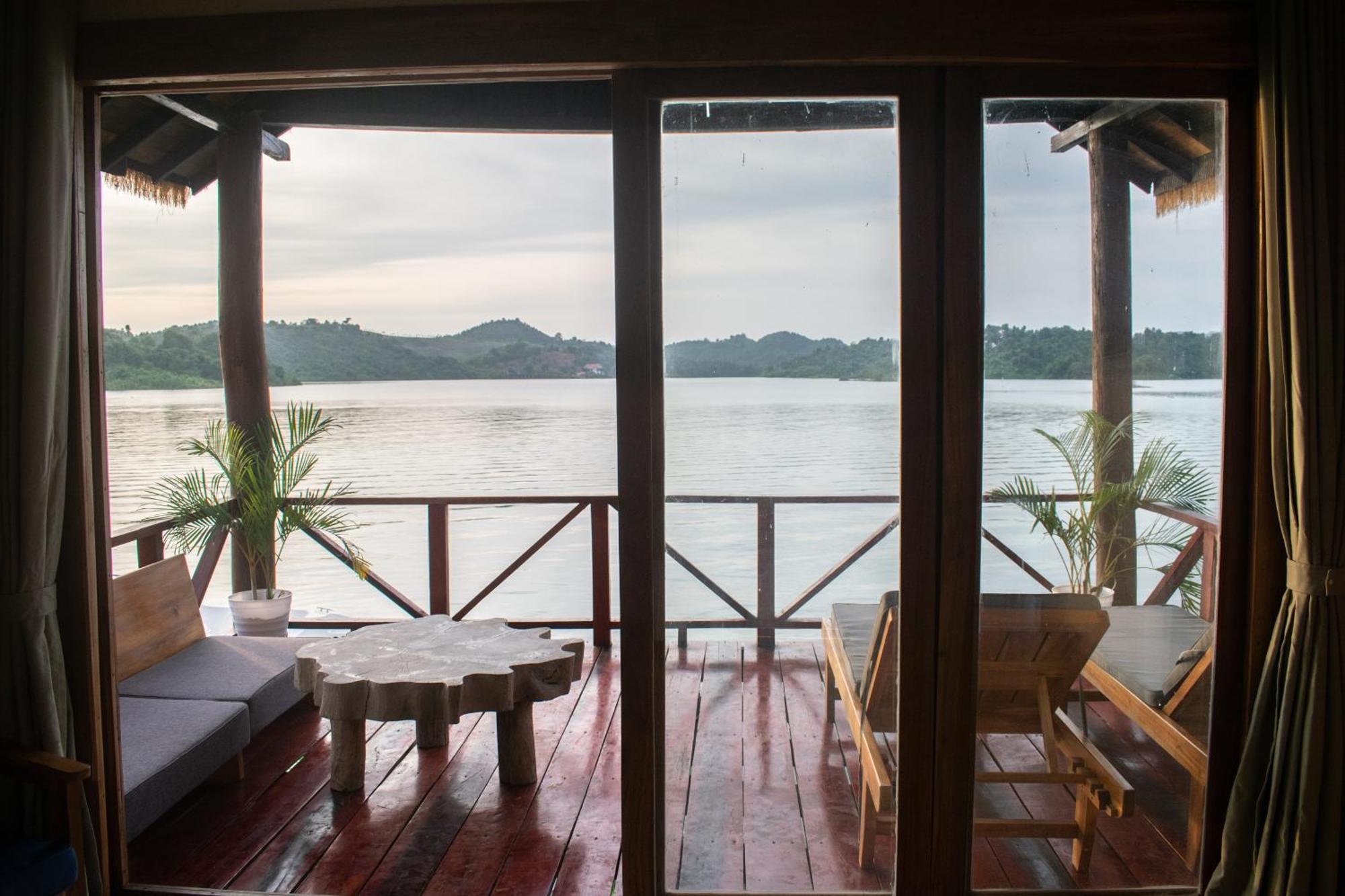 Sunset Nam Ngum resort Vang Vieng Exterior foto